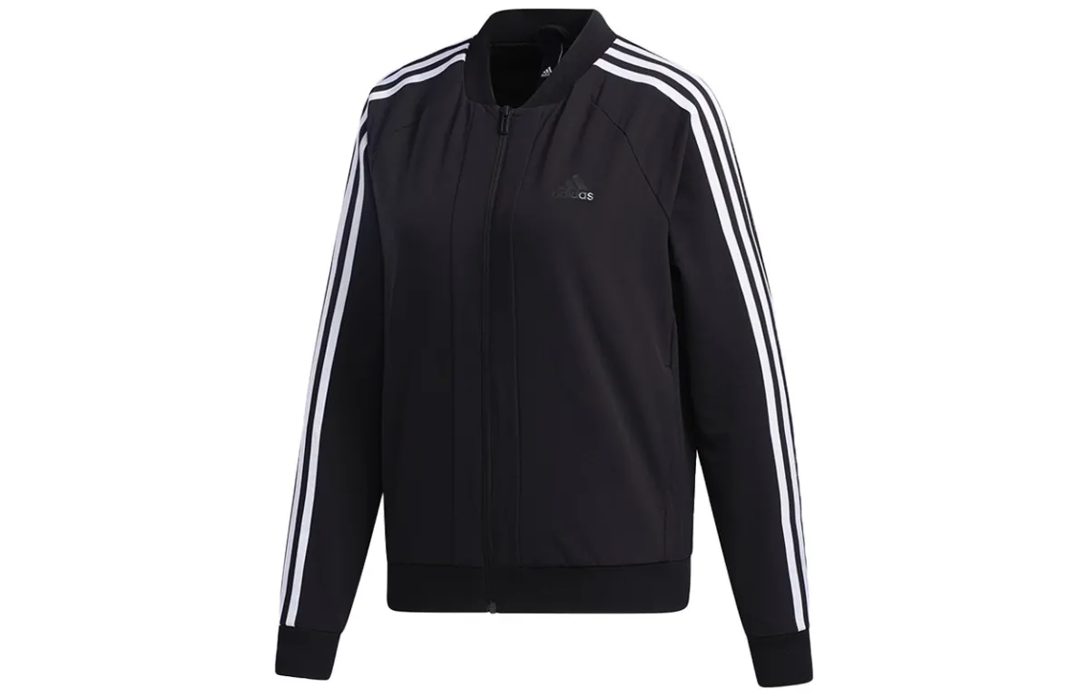 Adidas Jackets Women's Black Stand Collar Moderate Other