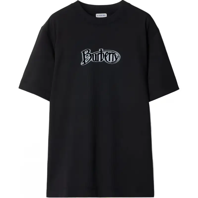 Burberry Logo Printed Crewneck T Shirt