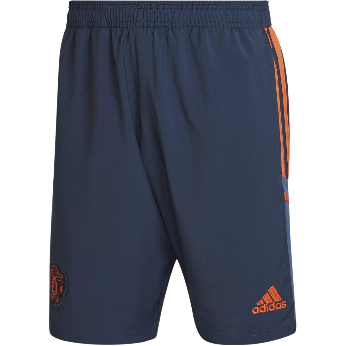 Adidas Manchester UnitedCONDIVO 22 Spodenki Downtime Soccer Bottom Men’s Marine Blue
