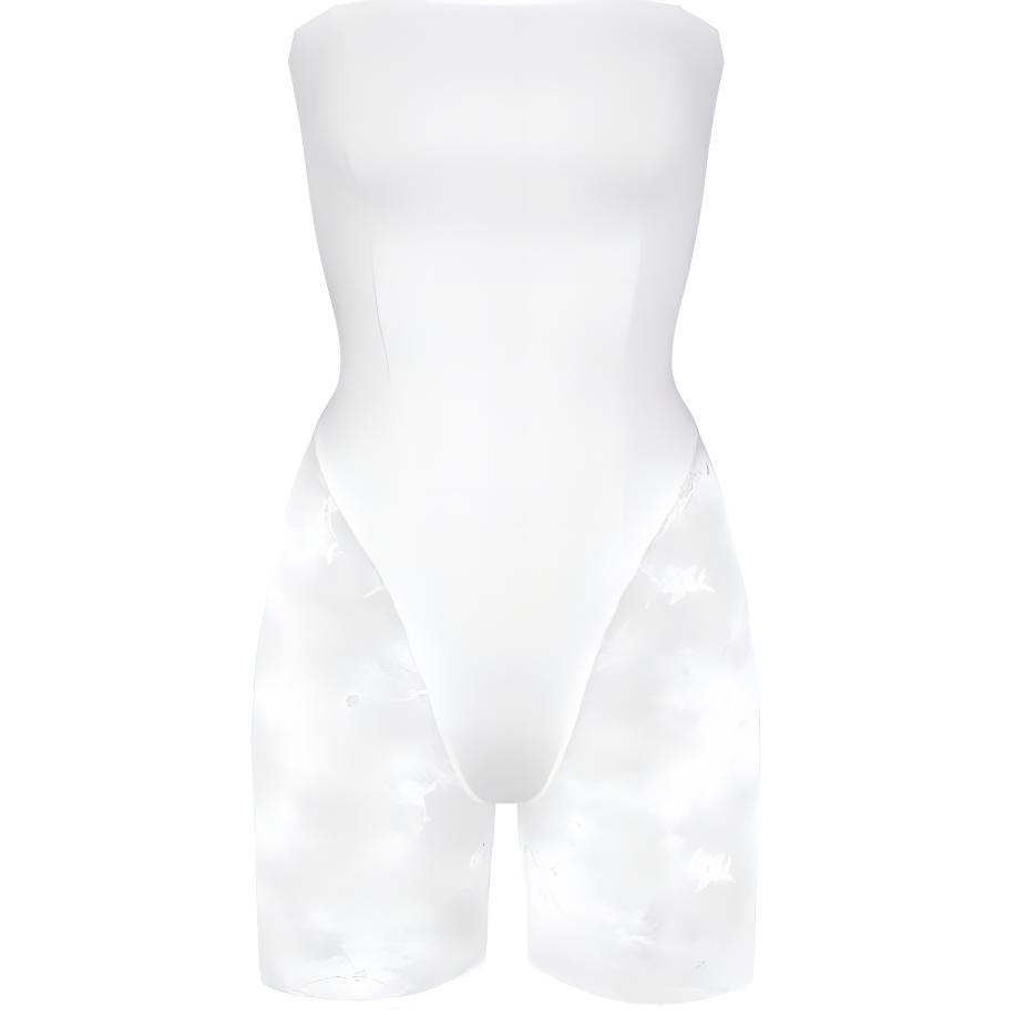 Skims Wedding Dress Collection ULTRA FINE LACE STRAPLESS ONESIE Jumpsuit Women's MARBLE/Marble