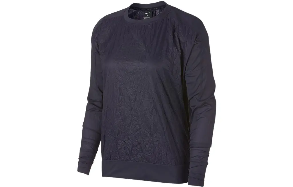 Nike Sweatshirts Women's Black Crew Neck Thin Regular