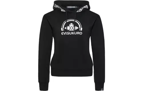 EVISU Sweatshirts Women's Black Hooded Moderate Other