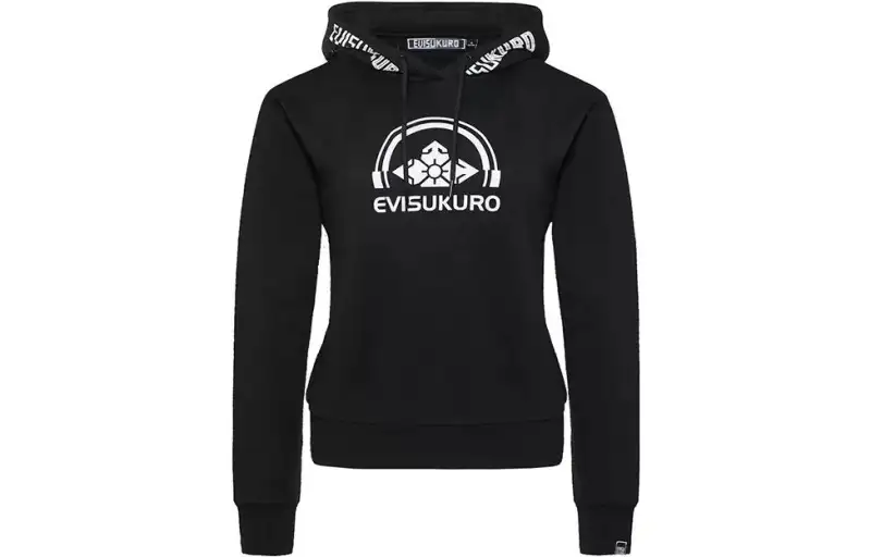 EVISU Sweatshirts Women's Black Hooded Moderate Other
