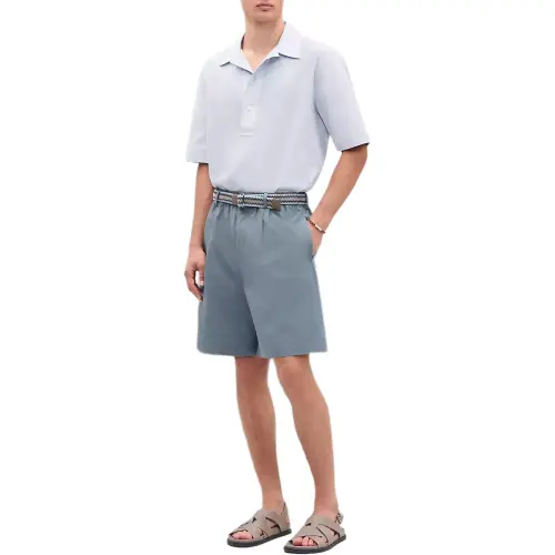 HERMES SS25 Malibu Casual Shorts Men's Blue