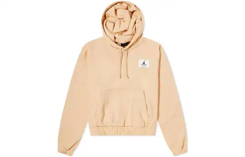 Jordan Sweatshirts Women's Orange Hooded Moderate Regular