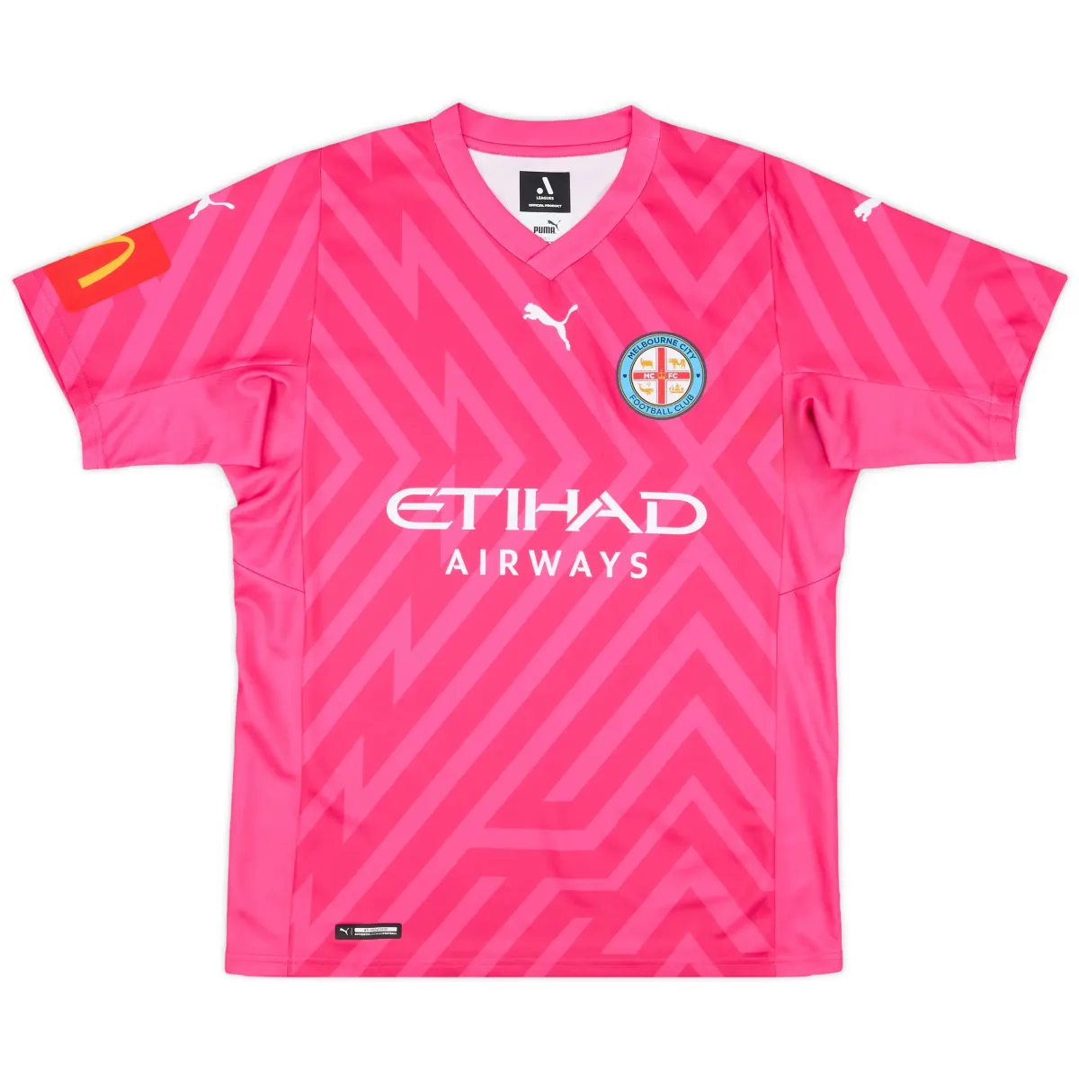 PUMA Melbourne City Melbourne City GK Soccer Jersey Unisex Pink