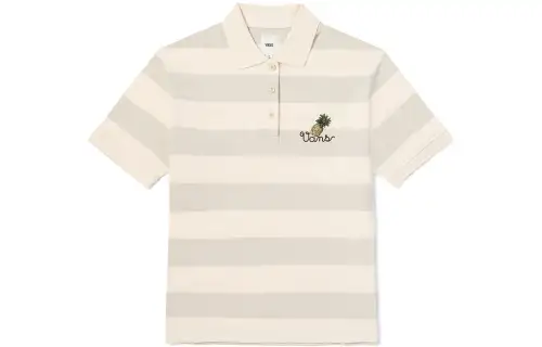 Vans Polo Shirts Women's Oat Polo Collar Moderate Straight Fit