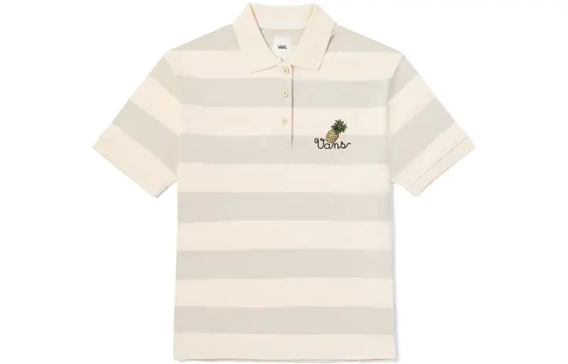 Vans Polo Shirts Women's Oat Polo Collar Moderate Straight Fit
