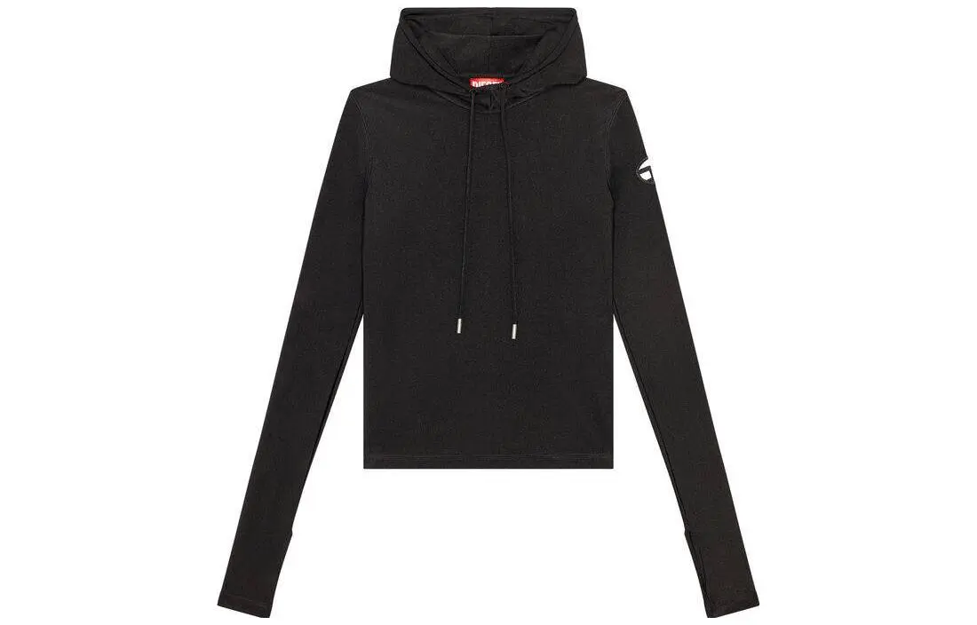 DIESEL Metal Hoodie 'Black'