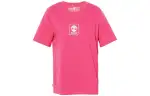 Timberland T Shirts Women's Rose Red Crew Neck Moderate Straight Fit