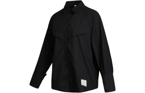Nike Shirts Women's Black Pointed Collar Moderate Other