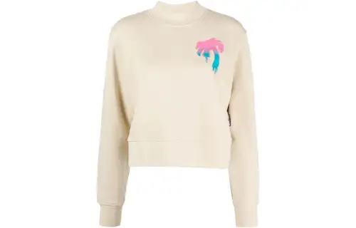 PALM ANGELS Graphic-Printed Crewneck Sweatshirt