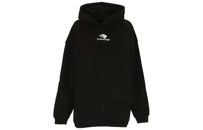 Balenciaga Sweatshirt Loose Fit Women's Black