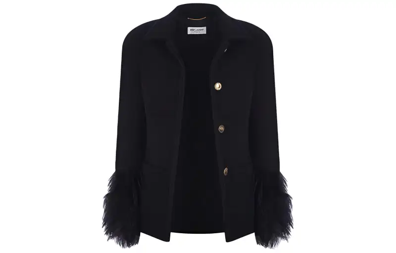 SAINT LAURENT Jacket Women's Black