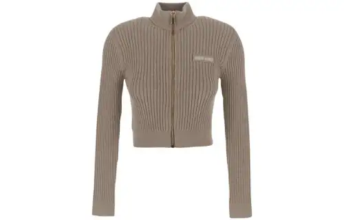 MIU MIU FW23 Knitwear Women's Camel Brown
