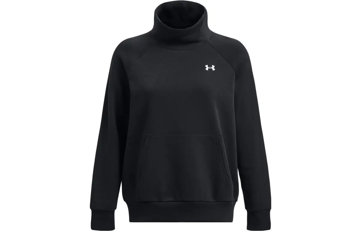Under Armour Sweatshirts Women's Black Turtleneck Moderate Regular
