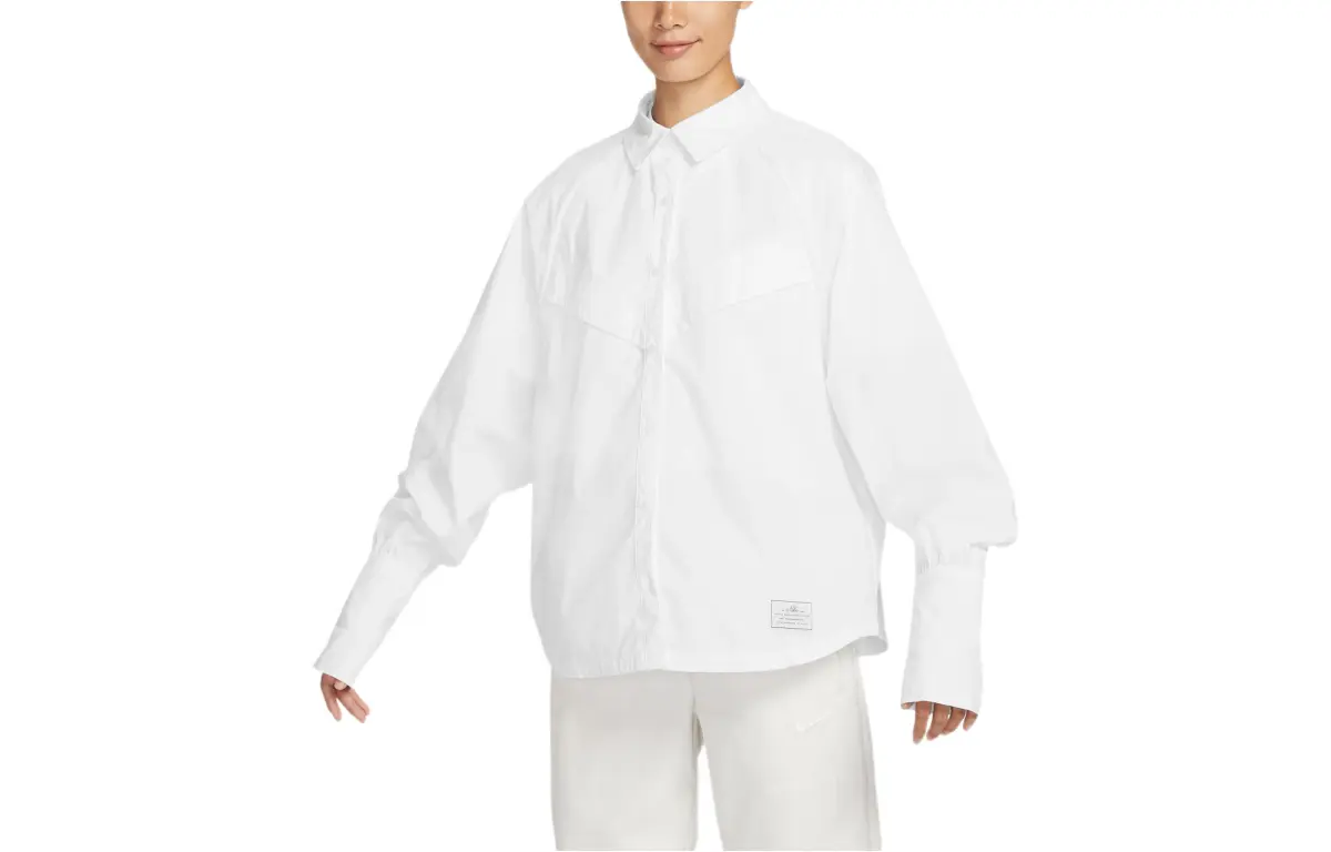 Nike Shirts Women's White Lapel Moderate Other