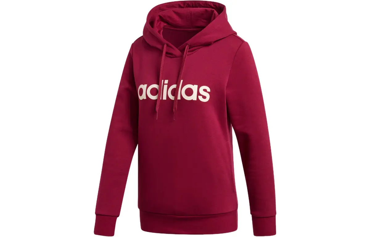 Adidas Sweatshirts Women's Red Hooded Moderate Regular
