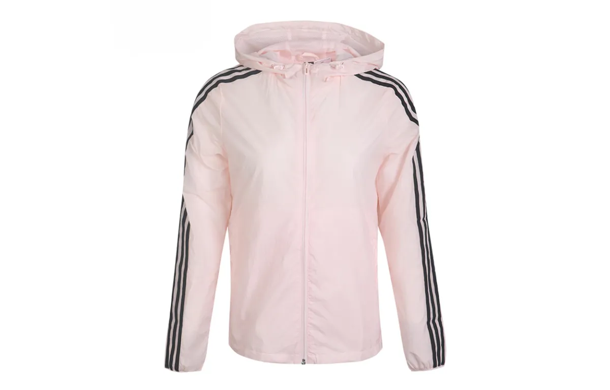 Adidas Jackets Women's Pink Hooded Moderate Other