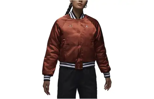 Jordan Jackets & Coats Women's Gray Peach Red