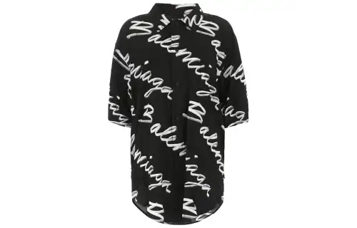 Balenciaga FW22 Shirt Loose Fit Women's Black