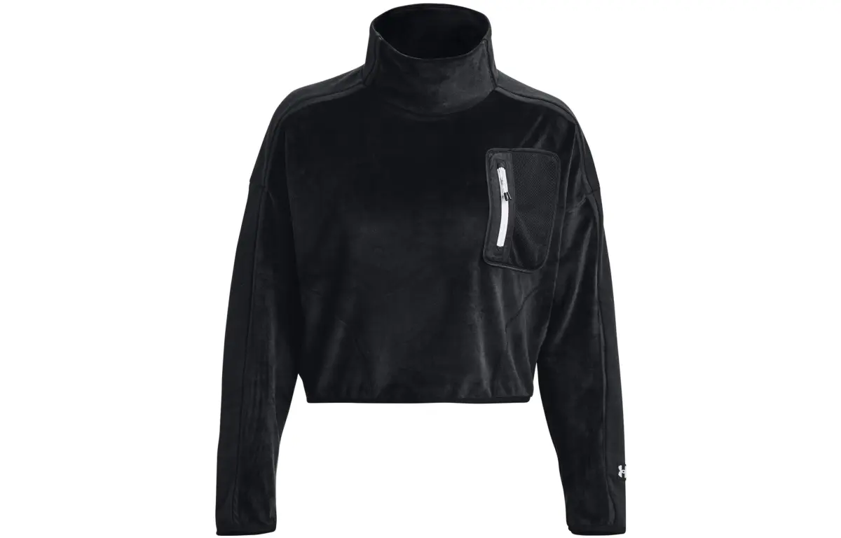 Under Armour Solid Color Sweatshirt Women's Black