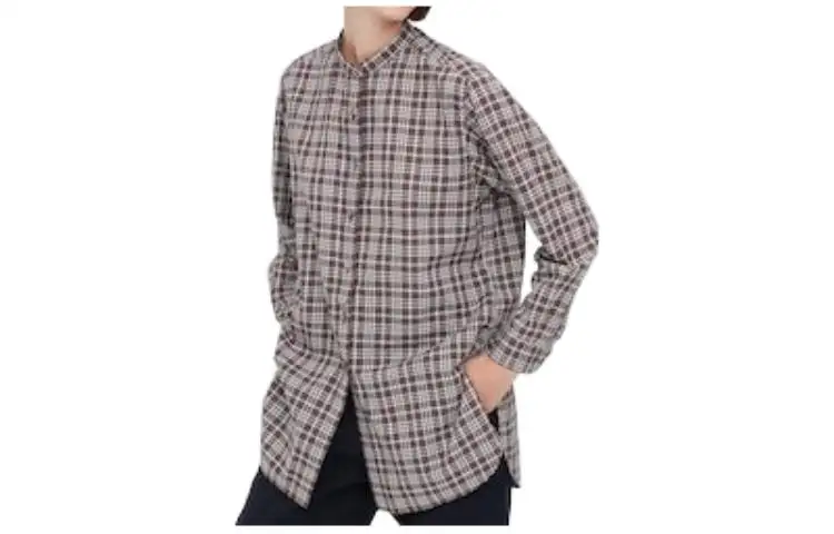 UNIQLO Shirts Women's Umber Moderate Straight Fit