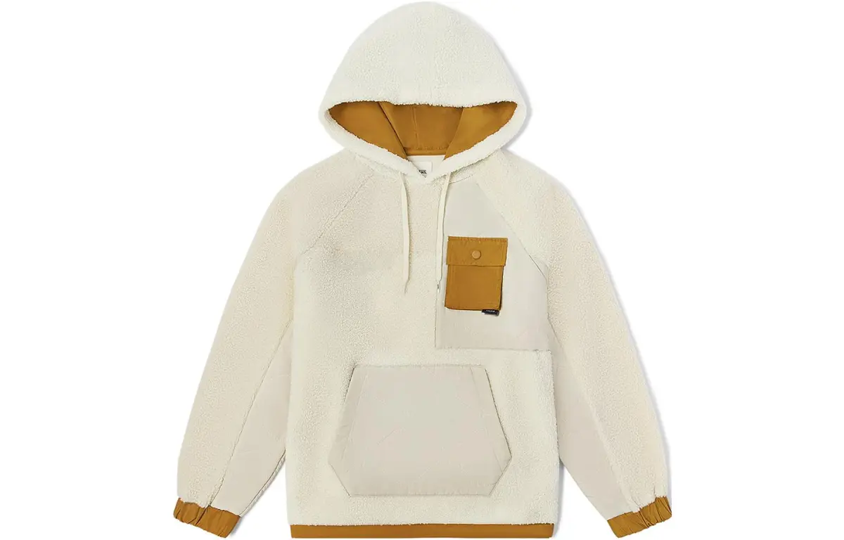 Vans Sweatshirts Women's Yellow Hooded (Non-detachable) Moderate Straight Fit