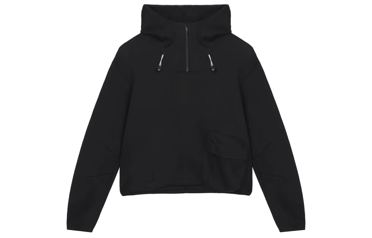 Nike Sweatshirts Women's Black Hooded Moderate Other