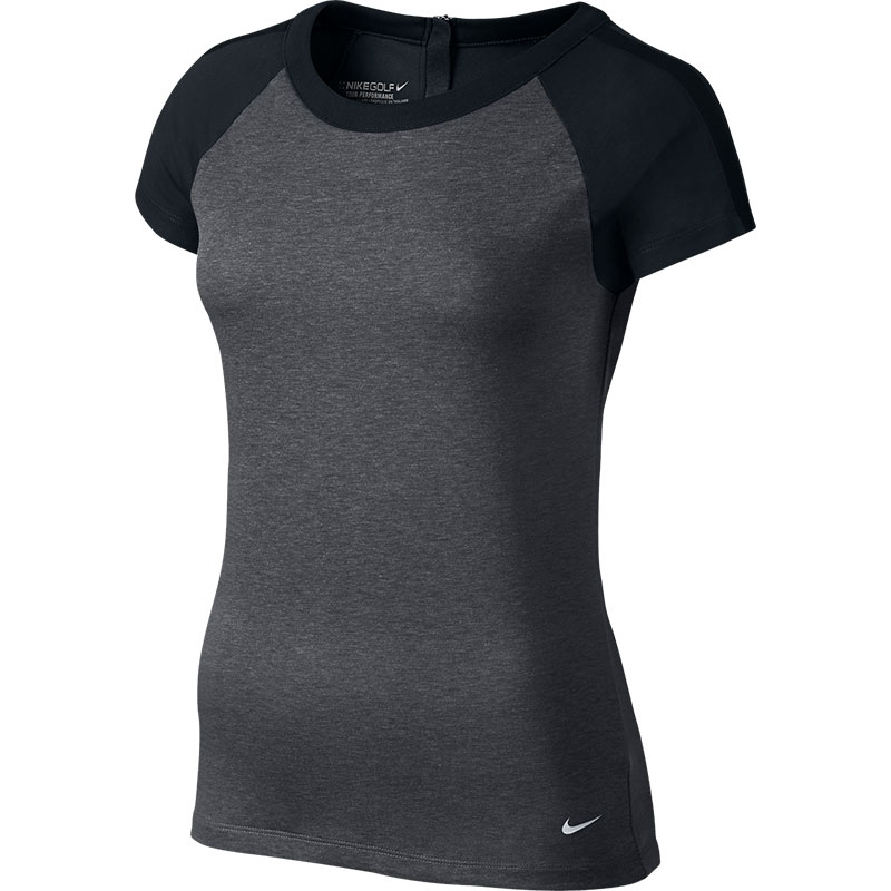 Женская футболка Nike (черная)