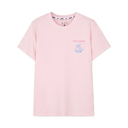 Skechers T Shirt Women's Chalk Pink