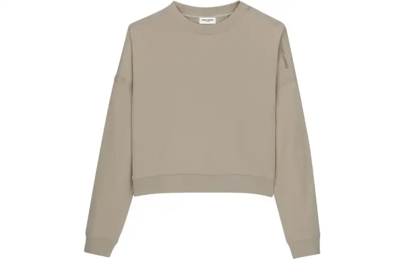 Saint Laurent cropped cotton sweater