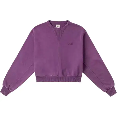 Vans Sweatshirts Women's Purple Crew Neck Moderate Regular
