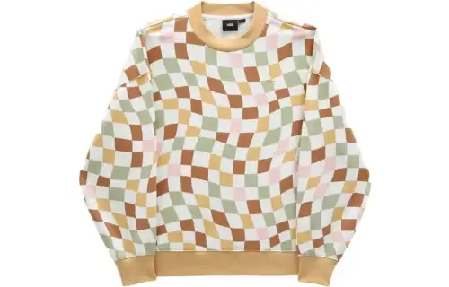 Vans Sweatshirts Women's Yellow Crew Neck Moderate Other