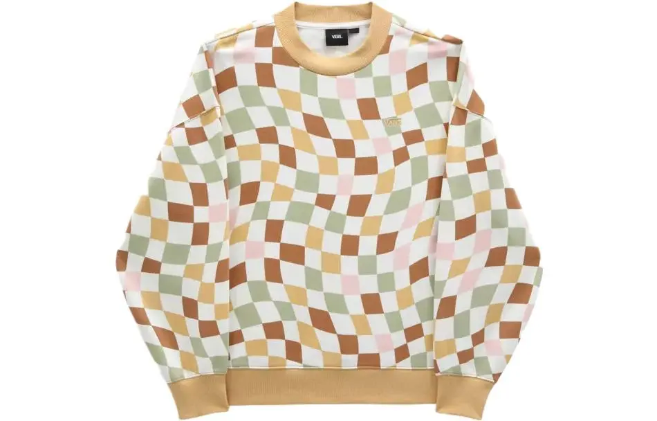 Vans Sweatshirts Women's Yellow Crew Neck Moderate Other