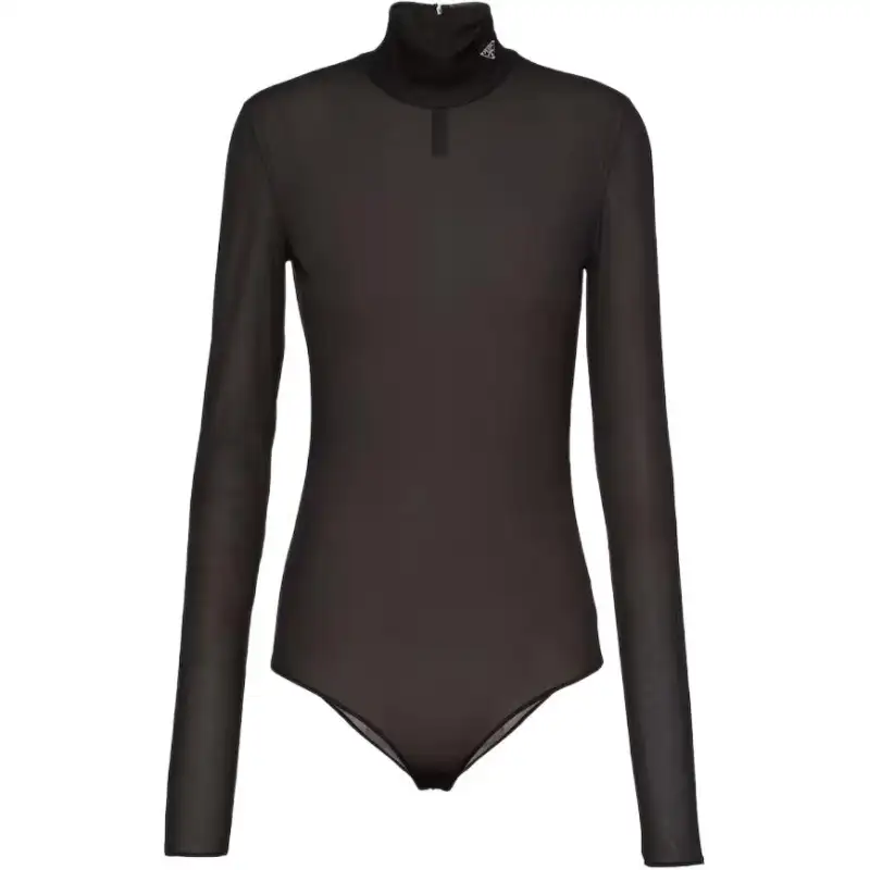 PRADA Turtleneck Long-Sleeved Bodysuit