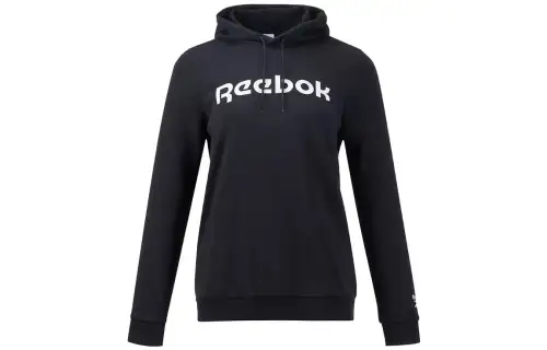 Reebok Sweatshirts Women's Black Hooded Moderate Regular