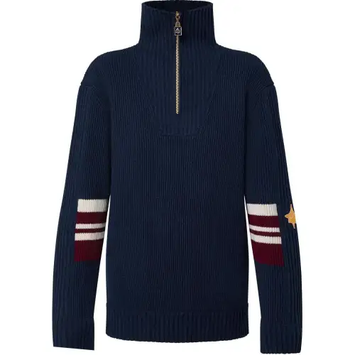 LOUIS VUITTON FW22 Cashmere Sweater Women's Dark Blue