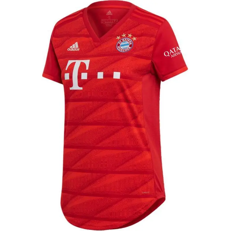 Adidas Bayern Munich Black Soccer Jersey Men's Red