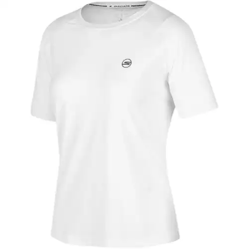 Skechers Quick Dry T Shirts Women's Bright White