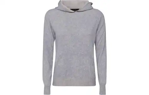Loro Piana Sweatshirts Women's Gray Hooded Moderate