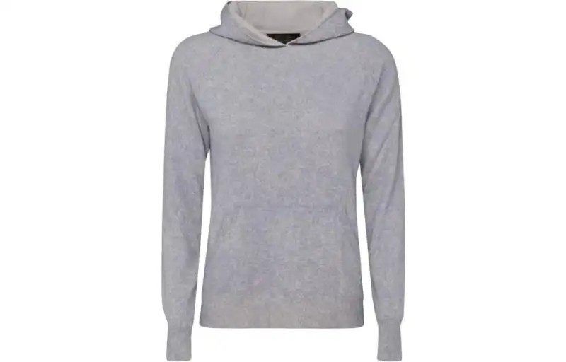 Loro Piana Sweatshirts Women's Gray Hooded Moderate