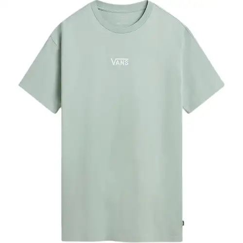 Vans CENTER Drop Shoulder Sleeve T Shirt Women's Green