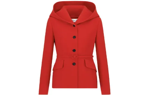 DIOR Quarterly New Products Jackets Women's Red Moderate