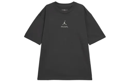 Jordan Drop Shoulder Sleeve T Shirt Women's Black