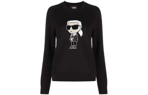 Karl Lagerfeld Ikonik 2.0 Crewneck Sweatshirt