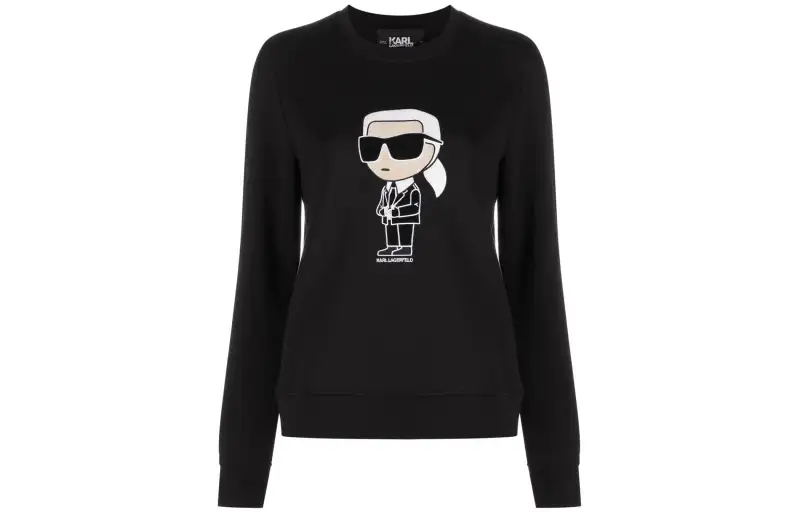 Karl Lagerfeld Ikonik 2.0 Crewneck Sweatshirt