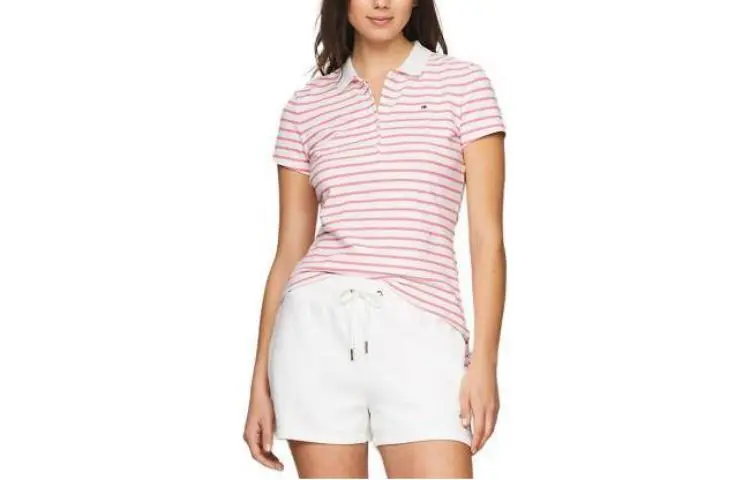 Tommy Hilfiger Polo Shirt Women's Pink
