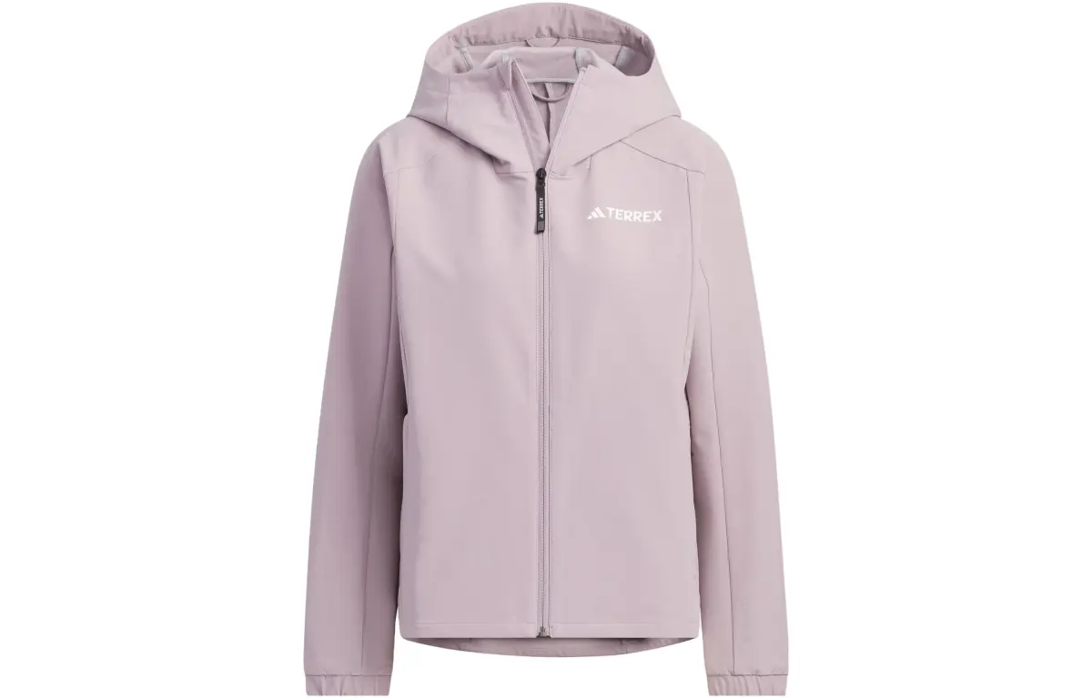 Adidas Wind.Rdy Softshell Brushed Jacket Jackets & Coats Women's Lotus