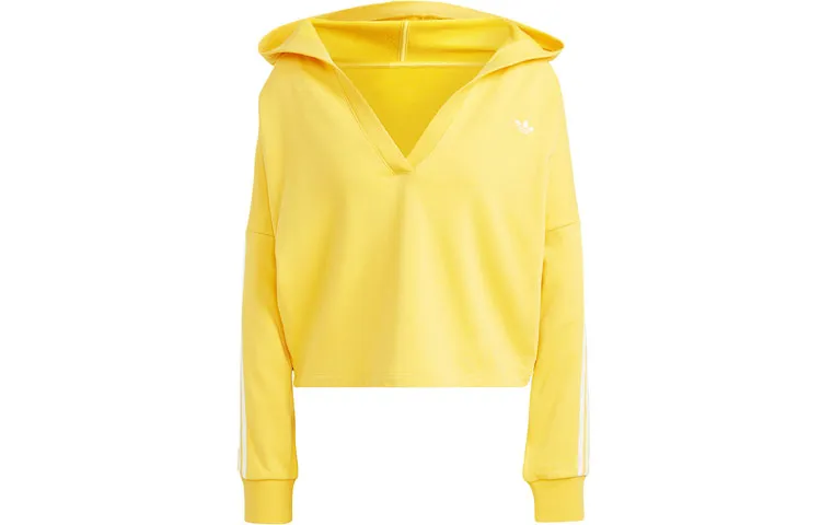Adidas Originals Sweatshirts Women's Sunlight Yellow Hooded Moderate Other